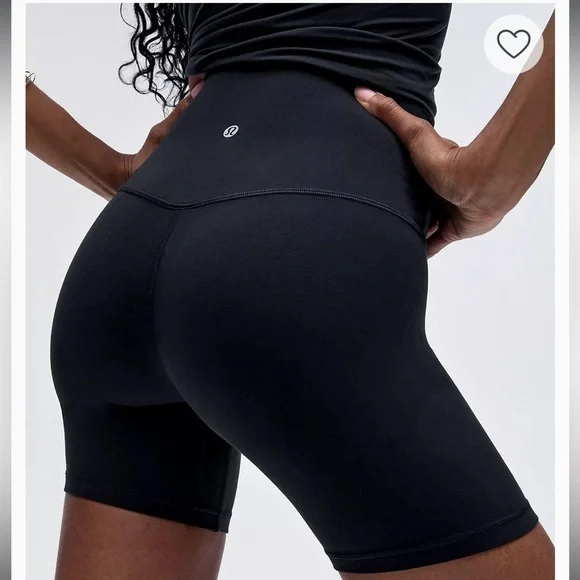 Lululemon Align High-Rise Short 6" Black Sz 4 19 - Picture 4 of 8